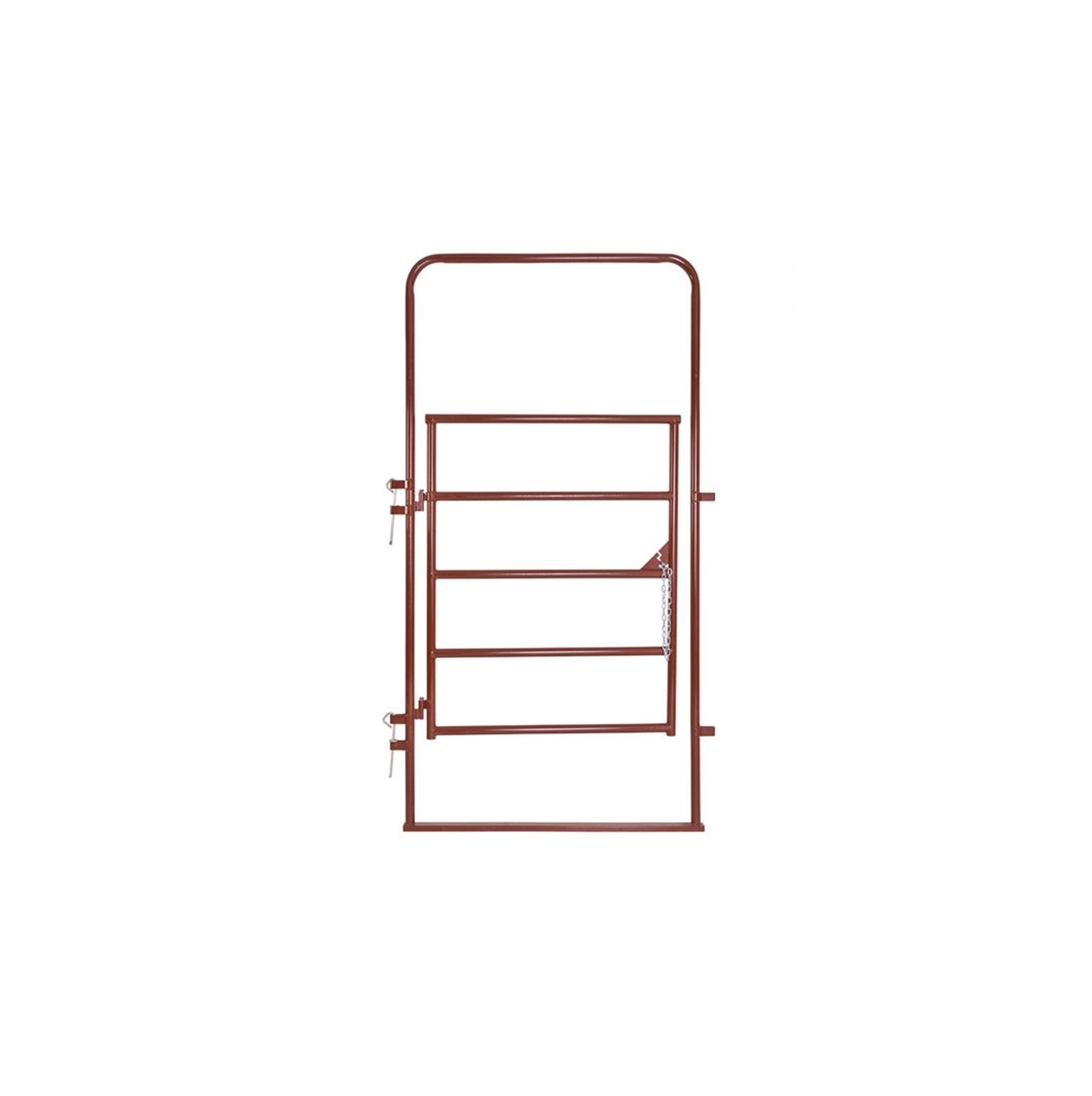 True North 4ft Red Utility Walk Through Arch Gate Weldesign Hardware