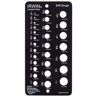 Irwin Fractional Drill Gauge 12092