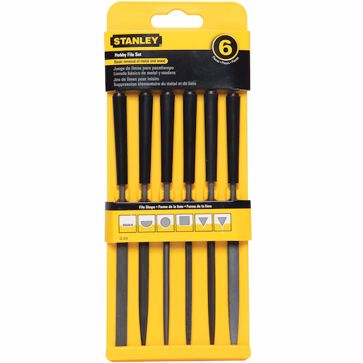 Stanley Hobby File Set 6pc 22-316