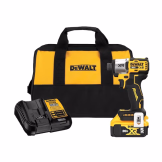 DeWalt 20V Max 1/4" 3-Speed Impact Driver w 5ah Battery Kit DCF845P1