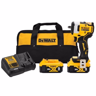 DeWalt 20V Max 3/8" Compact Impact Wrench w Hog Ring Kit DCF913P2