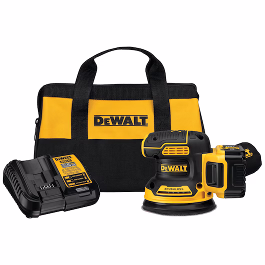 DeWalt 20V Max 5" Random Orbital Sander w 5ah Battery Kit DCW210P1