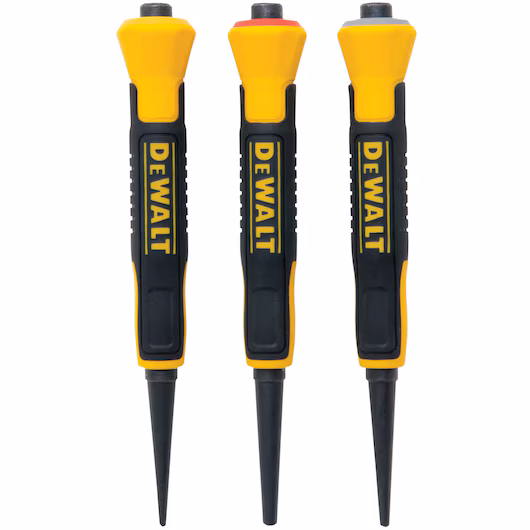 DeWalt Bi-Material Nail Set 1/32, 2/32, & 3/32 DWHT58018