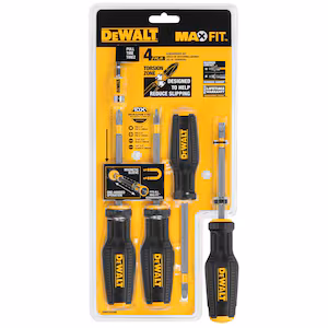 DeWalt Screwdriver Set Max Fit 4pc DWHT65105