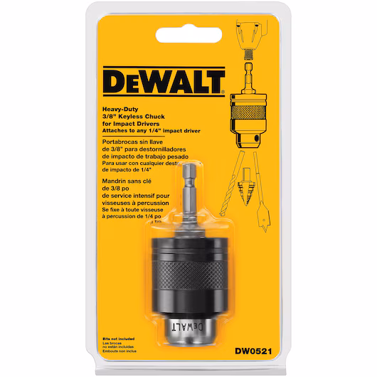DeWalt 3/8" (9.5mm) Keyless Chuck for Impact Drivers DW0521