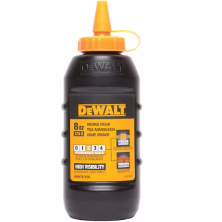 DeWalt Orange Chalk 8oz (226g) DWHT47076